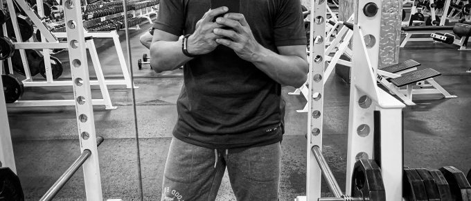 Carlos Frevert in the gym